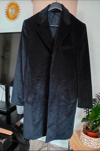 Magnifique manteau aspect velours