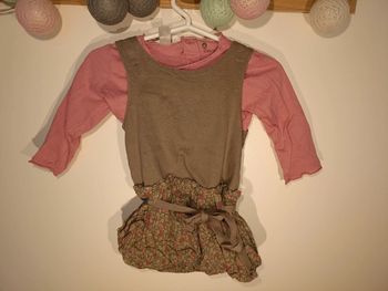 Ensemble robe feuilles