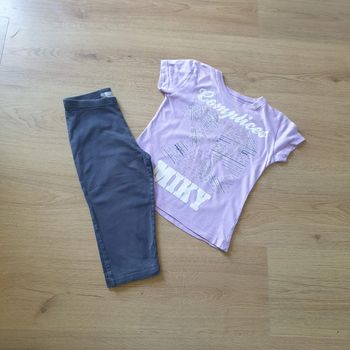 🩷  Ensemble tee-shirt legging Complices & Domyos 7/8 ans #emyfleury_8ansfille