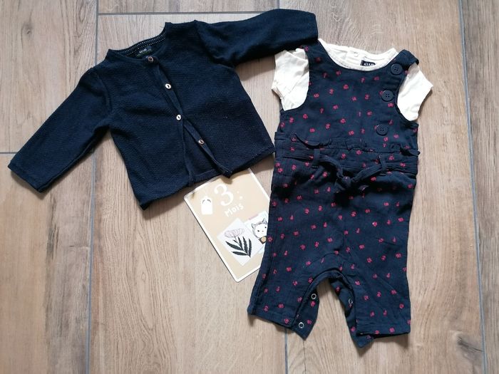 Ensemble combinaison +tee-shirt +gilet