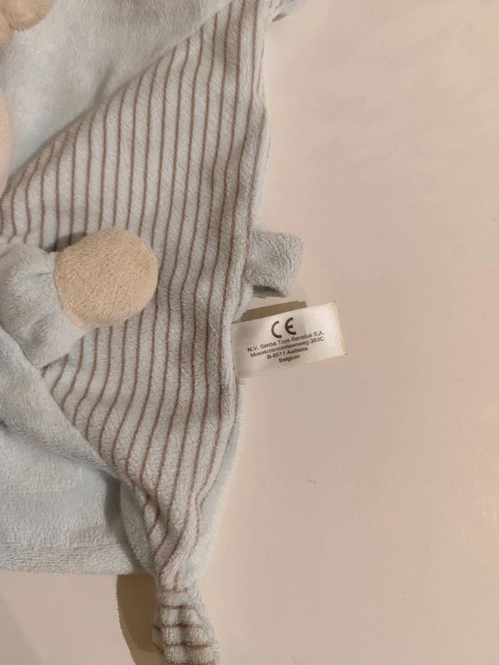 Doudou plat lapin simba toys nicotoy - photo numéro 3