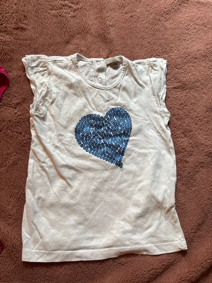 Lot trois tee-shirt manche courte fille - photo numéro 8