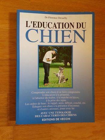 Livre l'éducation du chien