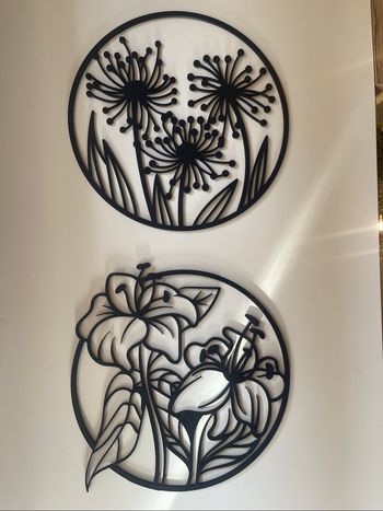 Décoration  murale fleurs