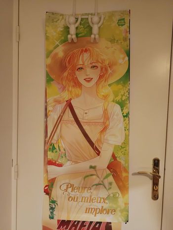 Affiche papier du Webtoon "Pleure, ou mieux, implore" - 115 × 45 cm