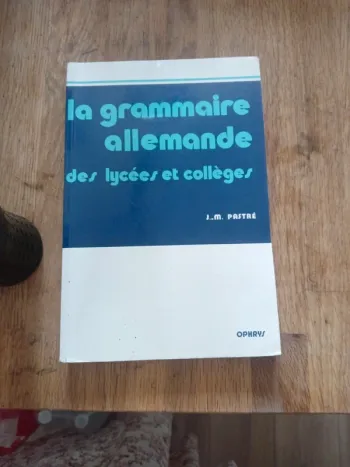 La grammaire allemande