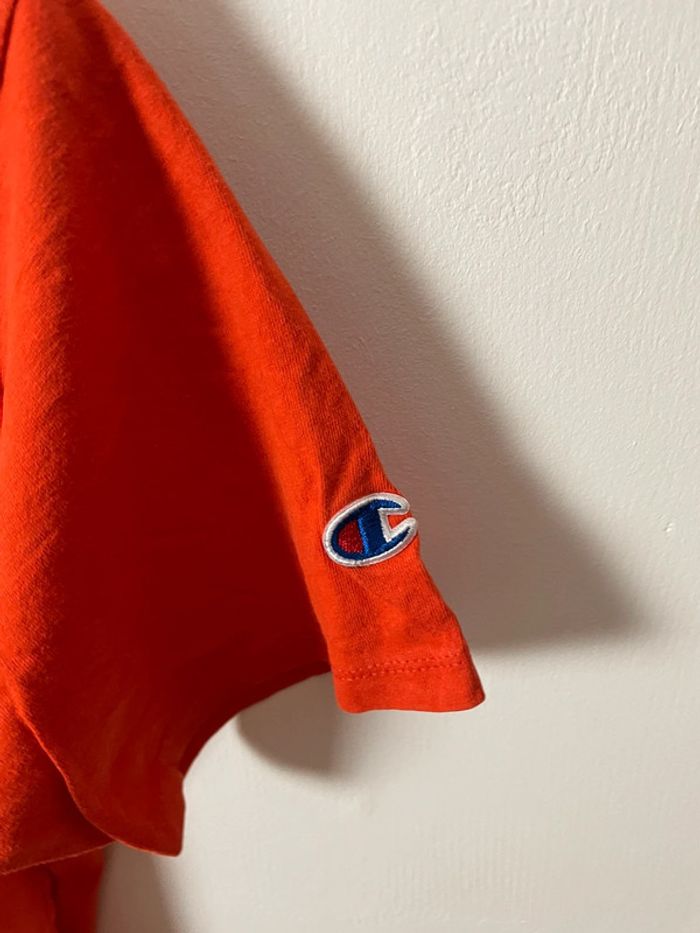 TEE shirt champion homme taille S orange - photo numéro 3