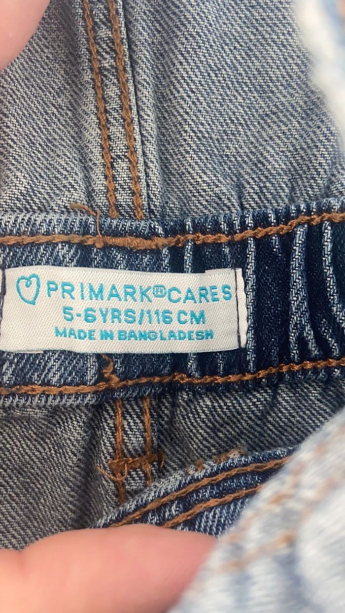 Salopette pantalon + t shirt 5-6ans - photo numéro 3