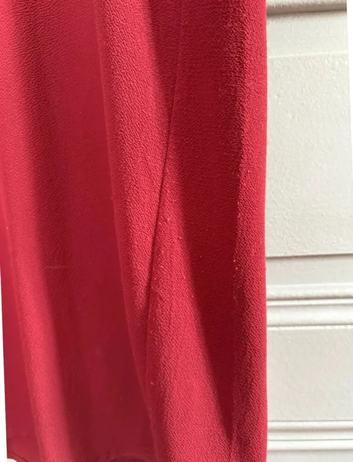 Robe bordeaux à manches longues H&M 34 - photo numéro 3