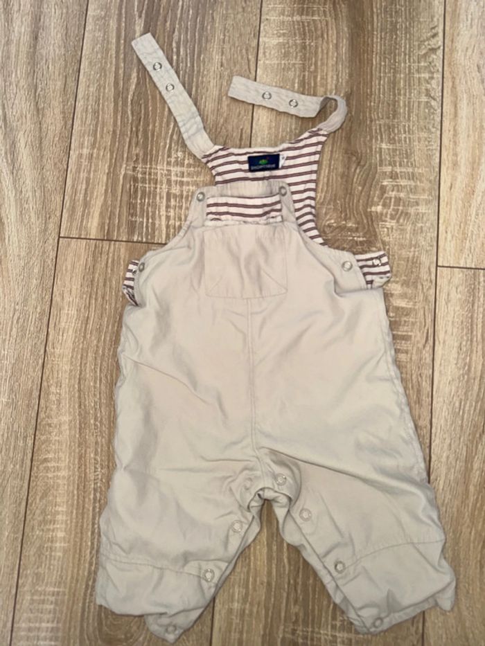 Lot de 3 salopettes/combinaisons 6 mois - photo numéro 4