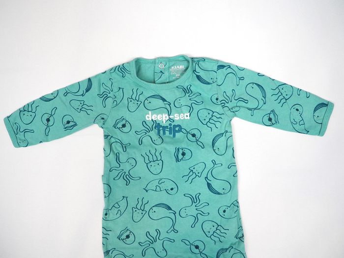Pyjama fin bébé garçon thème océan taille 9 mois - photo numéro 2