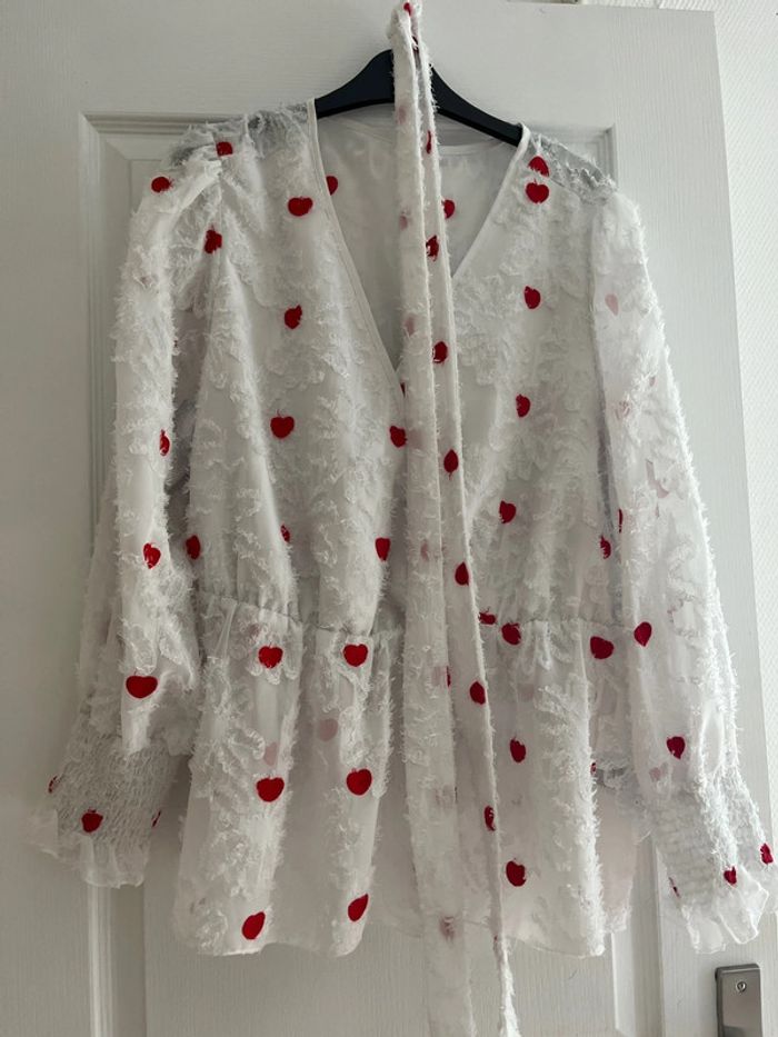 Blouse à cœur