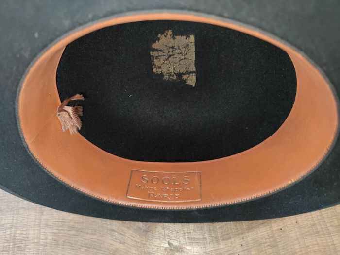 Sools hatter Chapelier Paris Chapeau melon vintage 1900 - photo numéro 6