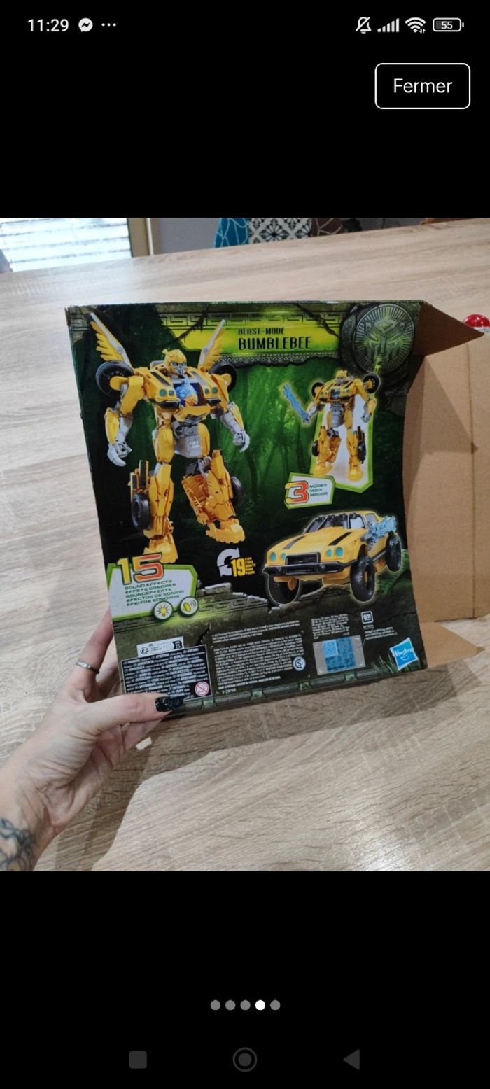 Transformers Bumblebee voiture 3 en 1 - photo numéro 4