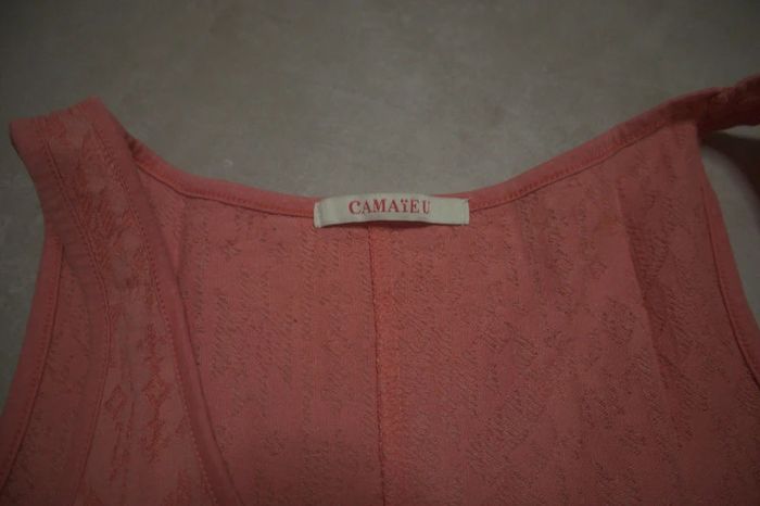 Débardeur corail, taille M - photo numéro 3