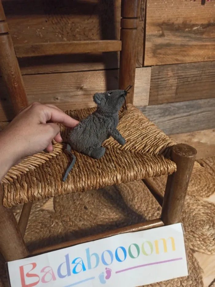 Peluche Souris grise Ikea tbe - photo numéro 5