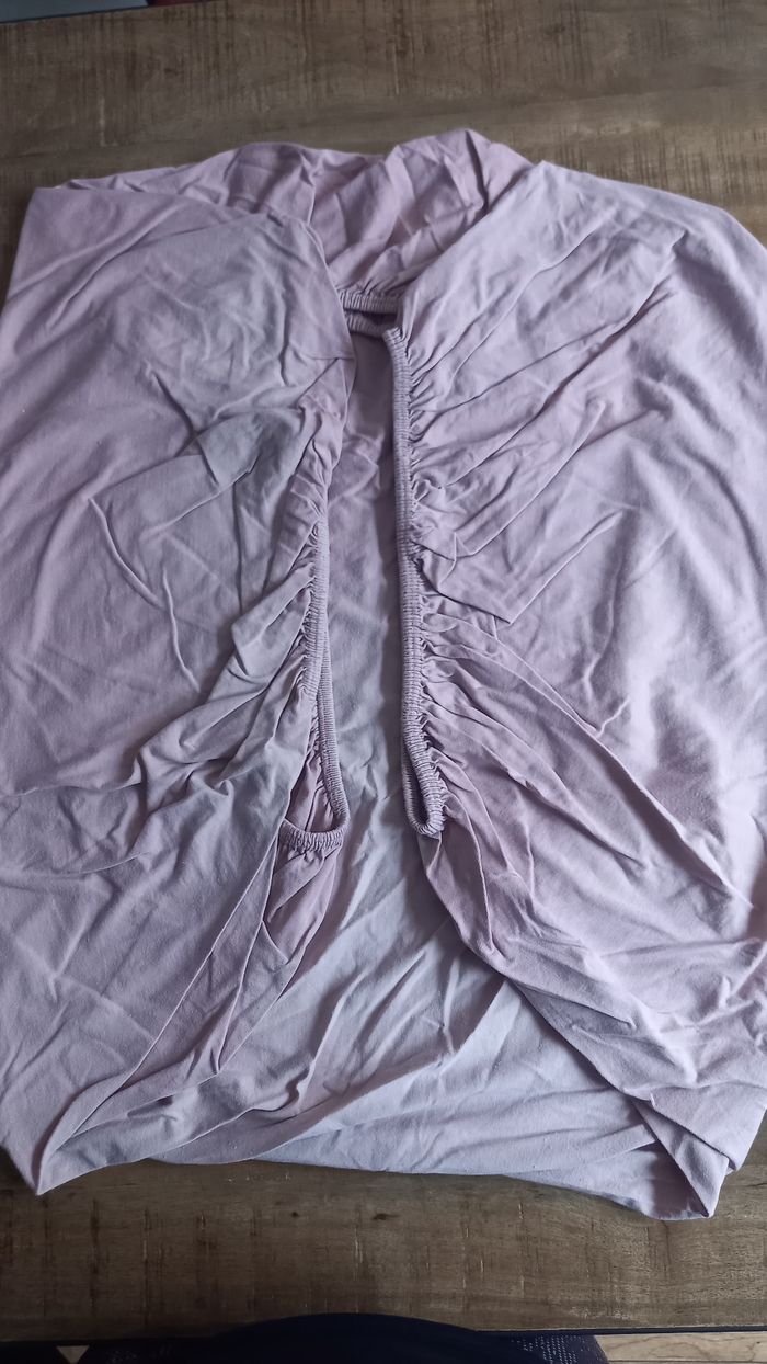 Lots de draps housse Oeko qtex 90x140 - photo numéro 4