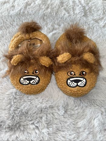 Chausson lion marron - Taille 26/27 - H&M