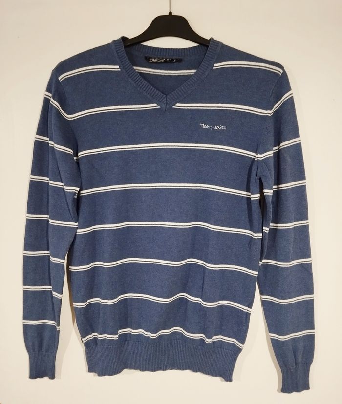 Pull col V homme marque Teddy Smith taille L