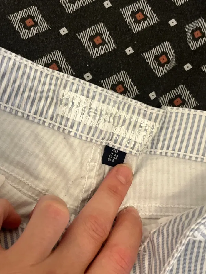 Pantalon jeans rayé - photo numéro 3