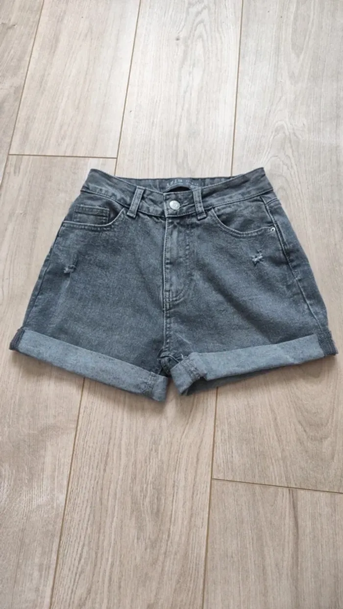 Short en jeans