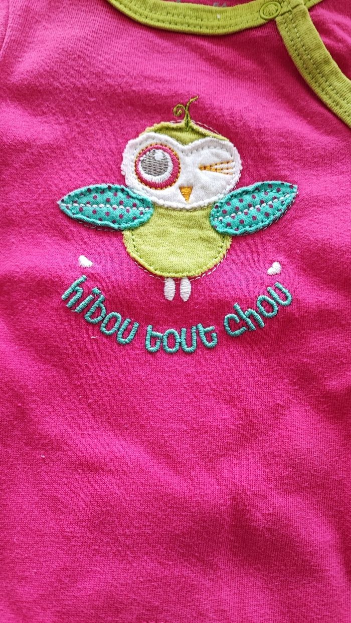 Pyjama fushia orchestra 1 mois - photo numéro 3