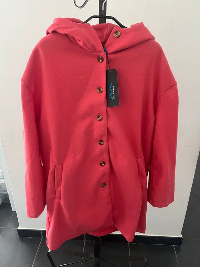 Manteau Rose Taille XL