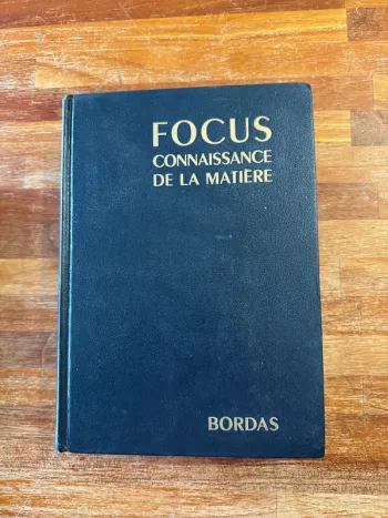 Livre, focus connaissance de la matière