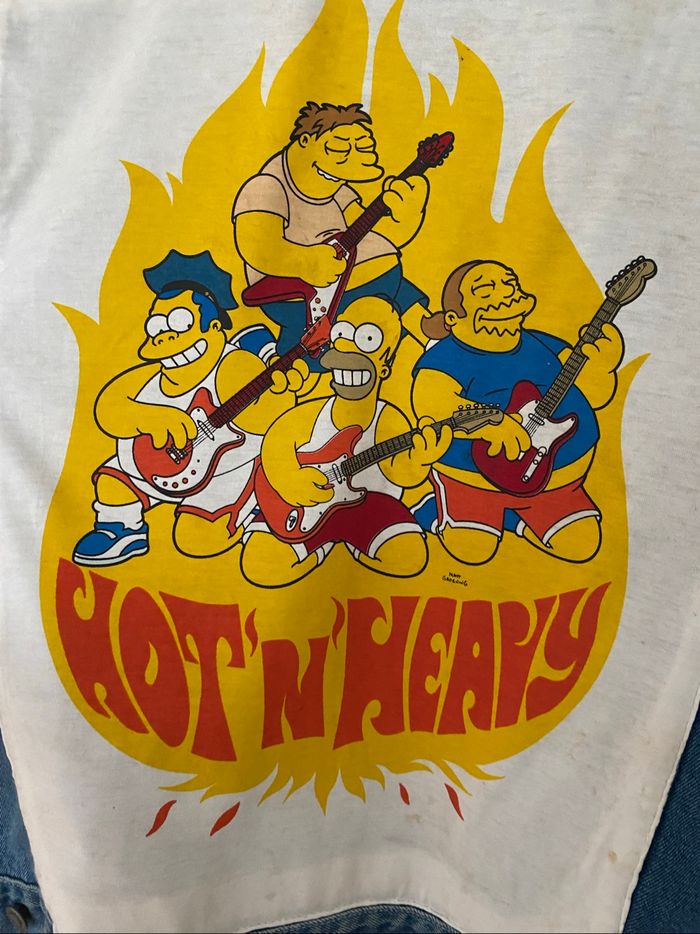 Veste en jean Vitage Simpsons Métal - photo numéro 2