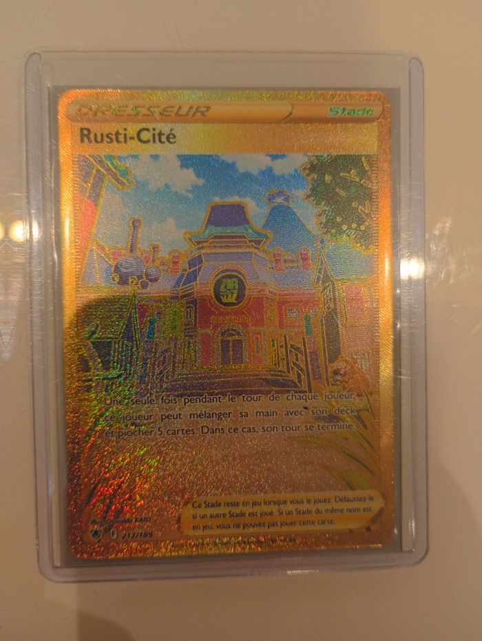 Carte Pokémon Rusti-Cité 212189 Épée et Bouclier Astres Radieux