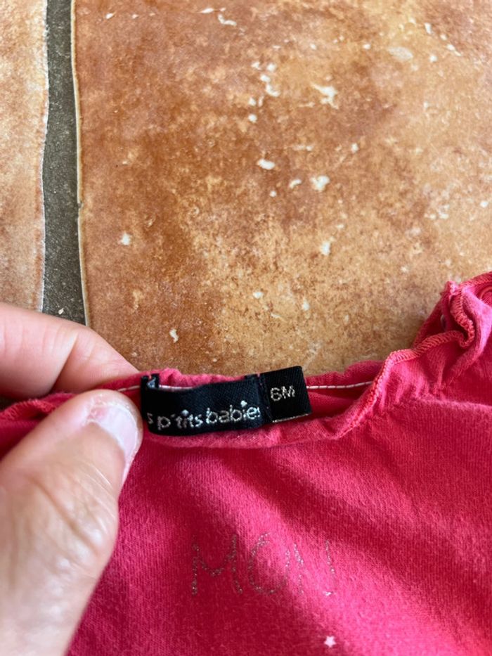 Lot 6 t-shirt manches longues 6mois - photo numéro 13