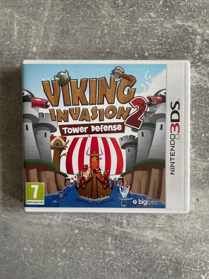 Jeu pour Nintendo 3DS en Viking invasion 2 tower defense en français.