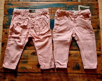 Lot de 2 pantalons pour bebe fille