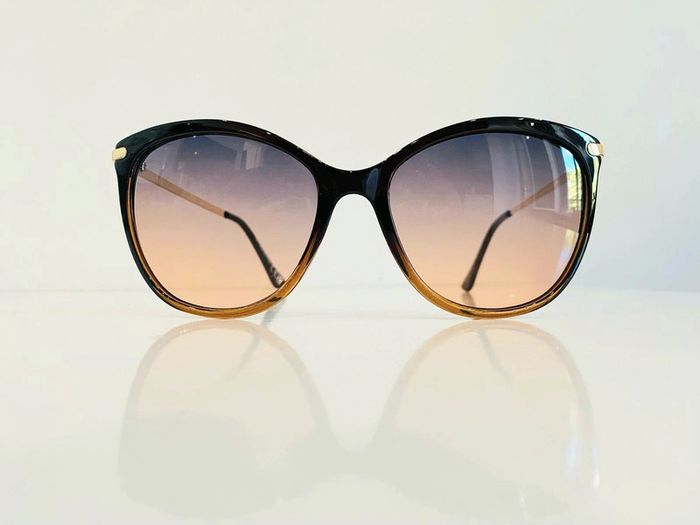 Lunette de soleil femme cats marron dégradés uvprotection catégorie 2 - photo numéro 2