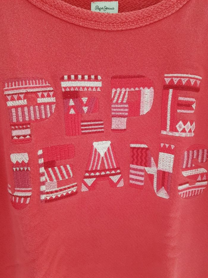 Sweat vieu rose Pepe Jeans 10 ans - photo numéro 5