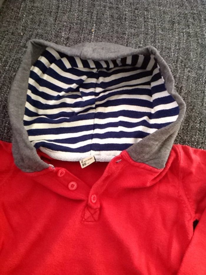 Pull Tape à l'œil rouge - 2 ans - photo numéro 3