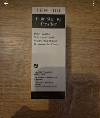 Poudre pour cheveux 