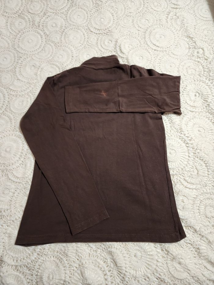 Col roulé marron - photo numéro 3