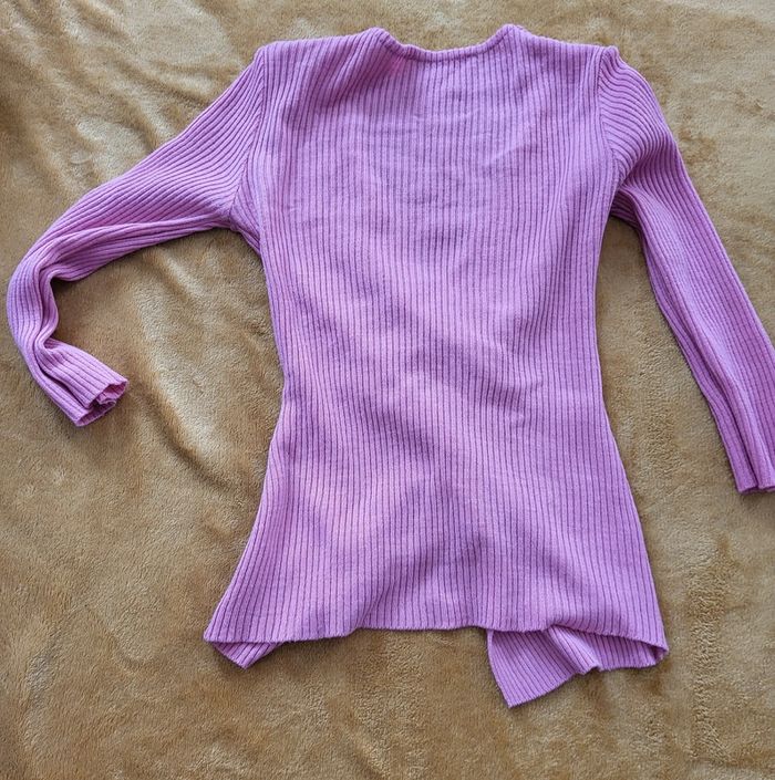 Top femme cache cœur rose - photo numéro 4