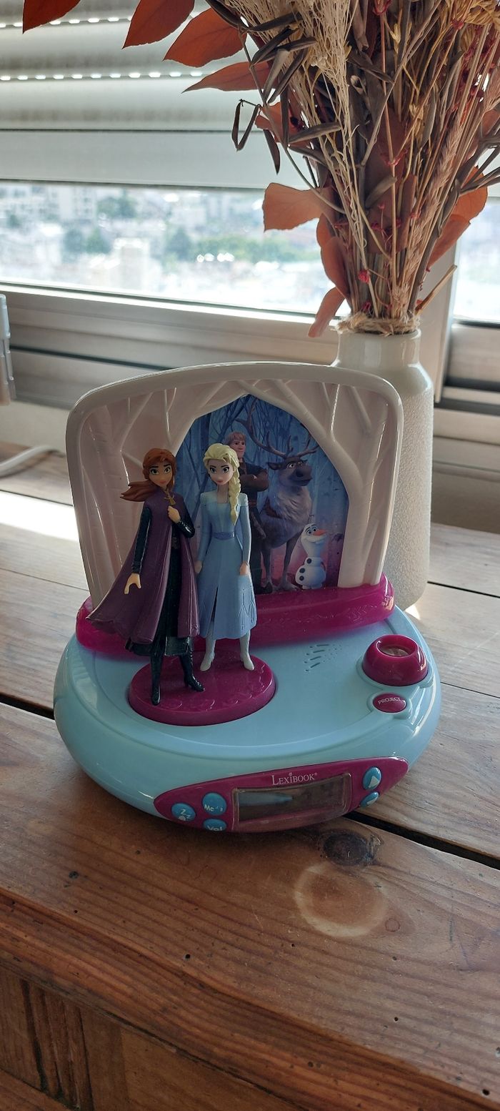 Radio réveil projecteur la reine des neiges - photo numéro 2