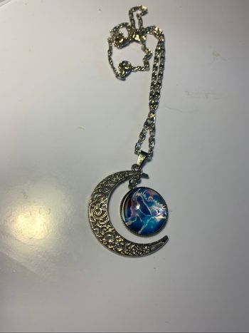 Collier gémeaux lune