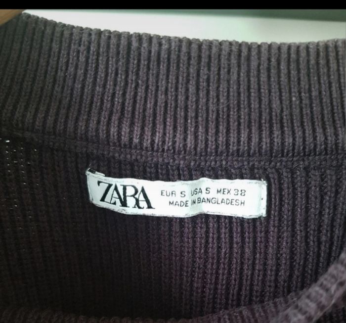 Pull homme Zara bordeaux – Taille S – Bon état - photo numéro 3