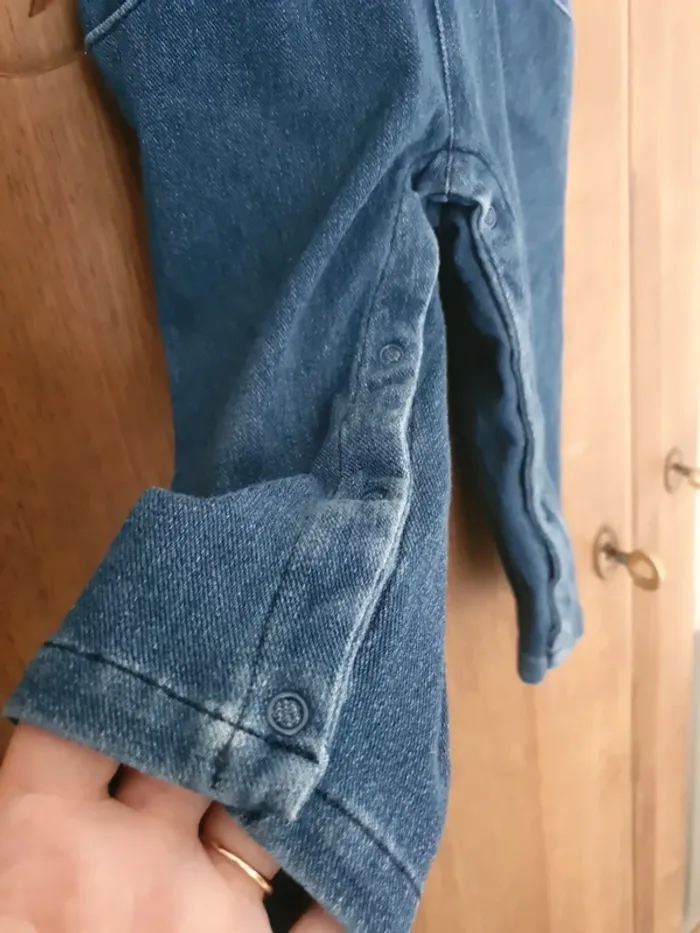 Salopette bleu - photo numéro 3