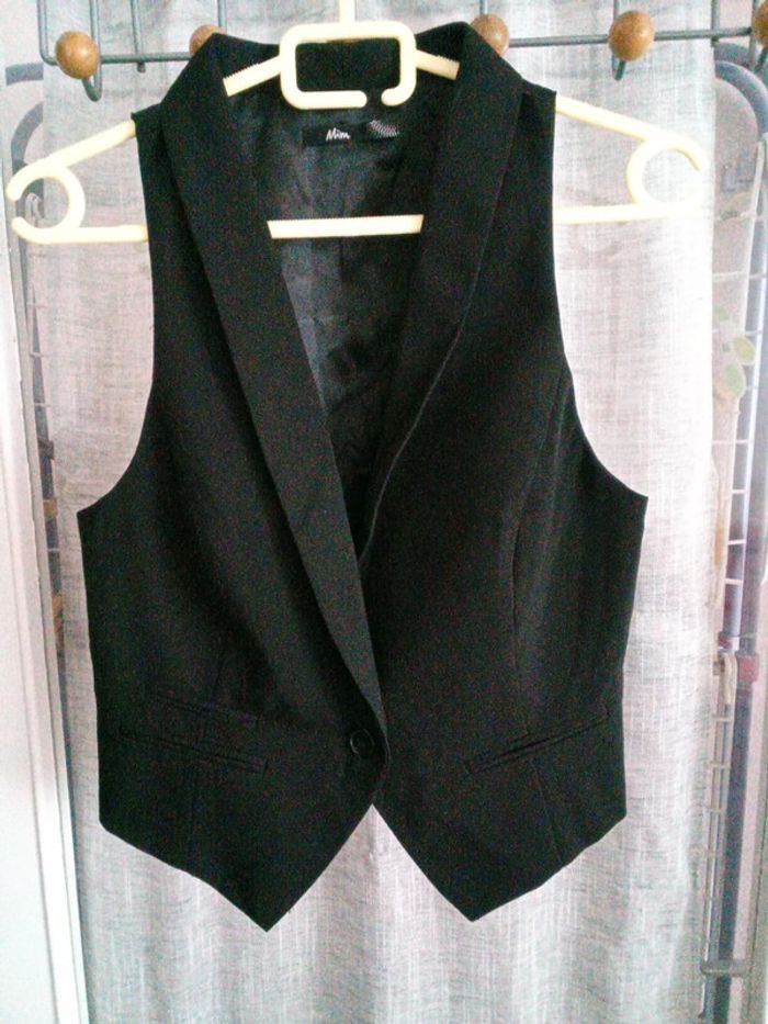 Gilet sans manche noir mim