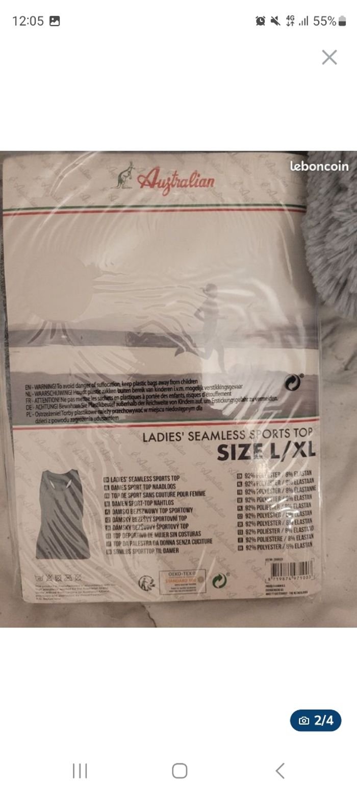 Top sans manches de sport femme-Taille L - photo numéro 2
