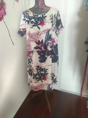 Robe fleurie manches courtes Damart