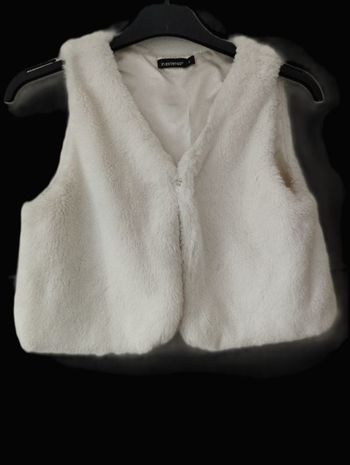 Gilet fille 12 ans sans manches tout doux