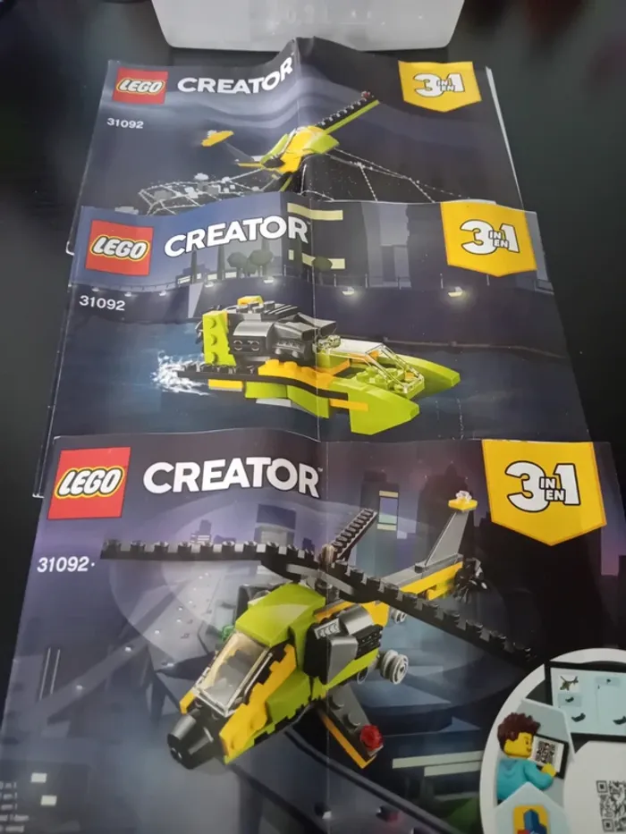 Lego créator 3en1 complet avec ses 3 notices - photo numéro 5