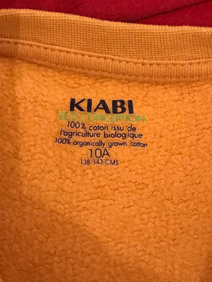 Robe sweat ocre 10 Ans - photo numéro 4