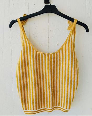 Top dos ouvert Mango